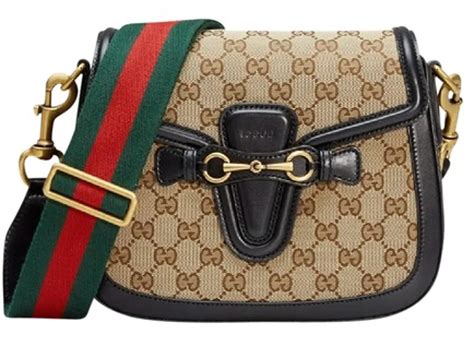 Gucci Lady Web Shoulder GG Monogram Web Nylon Shoulder 